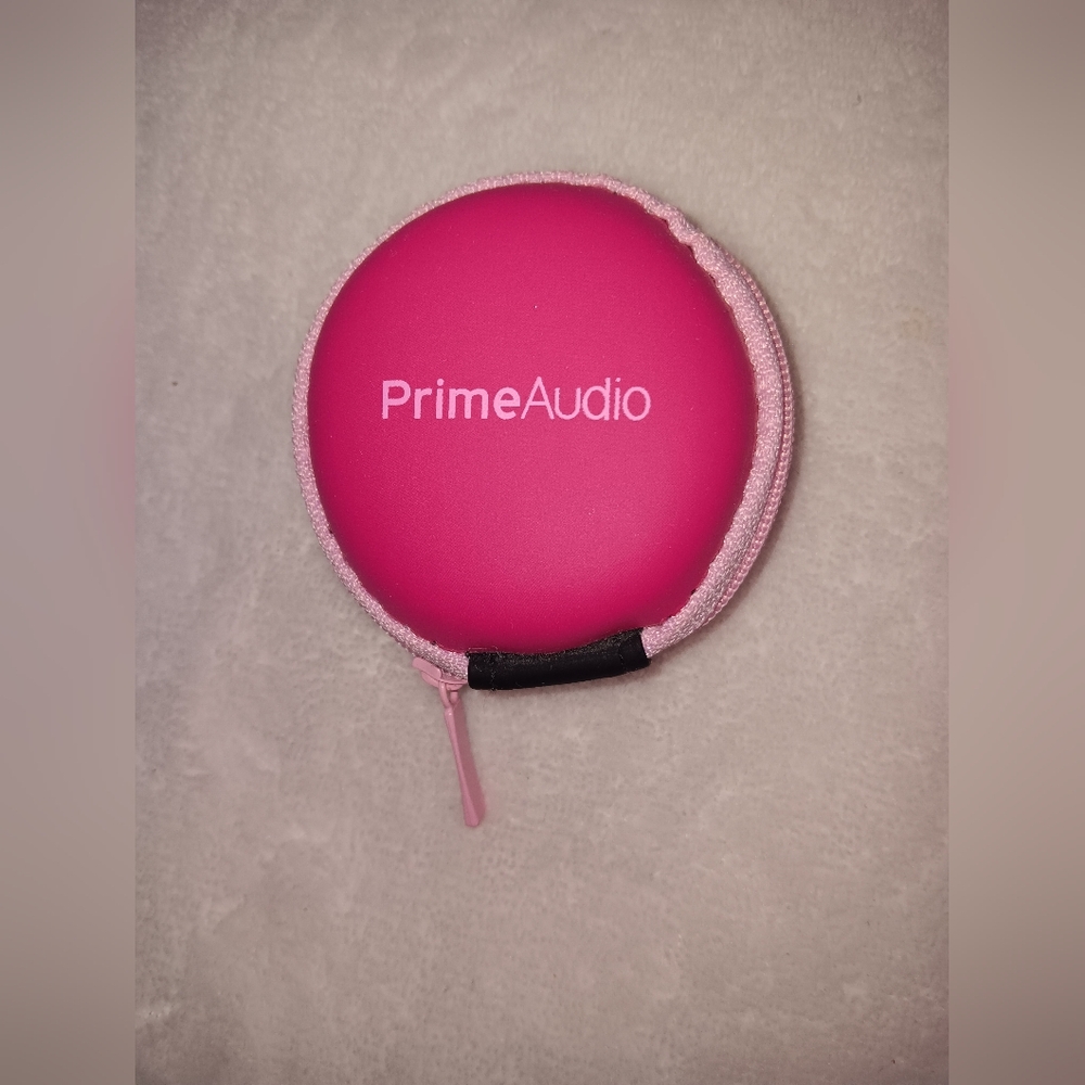 Ear Candy Prime Audio Earbuds Pink Travel Case Pre-owned